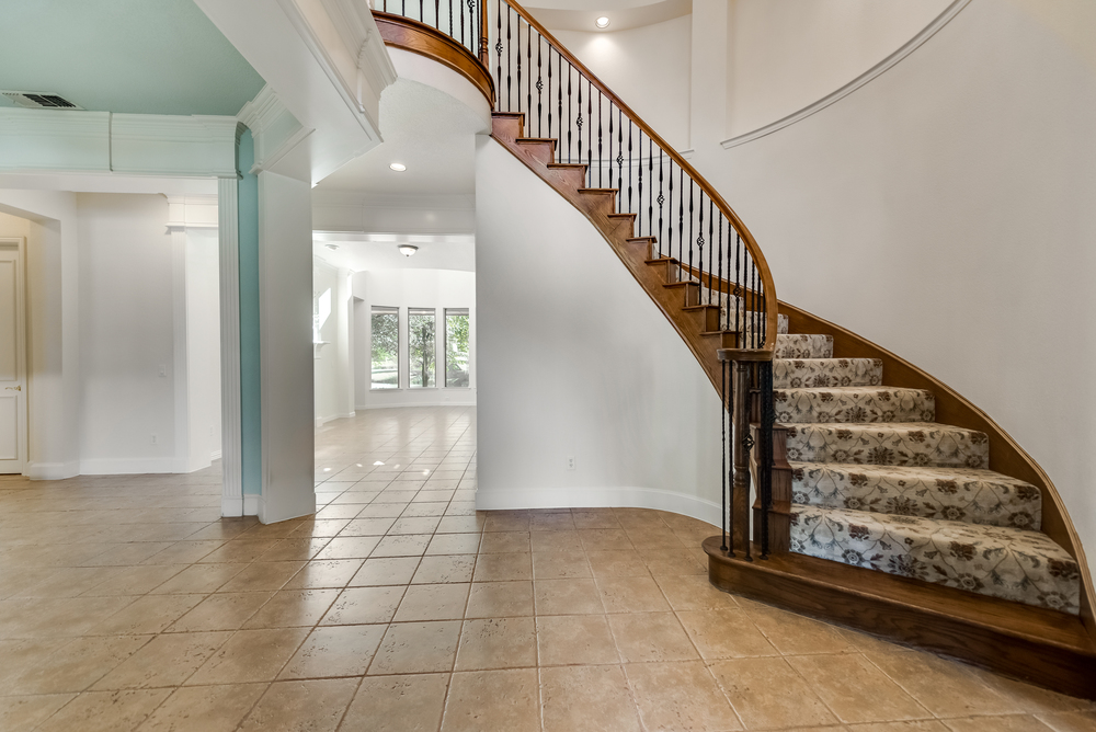    Soaring Entry with Water Views 