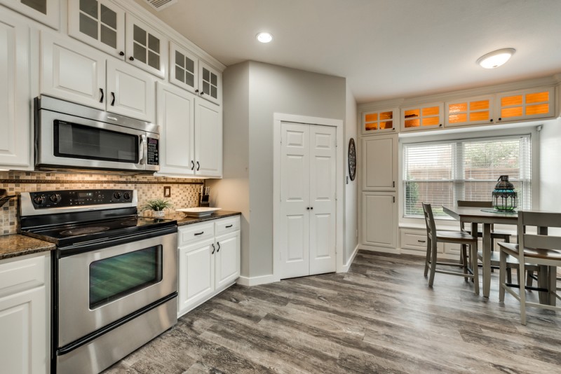    Gorgeous Kitchen with Stainless Steel Appliances 