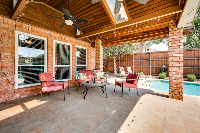    A Framed Covered Patio 