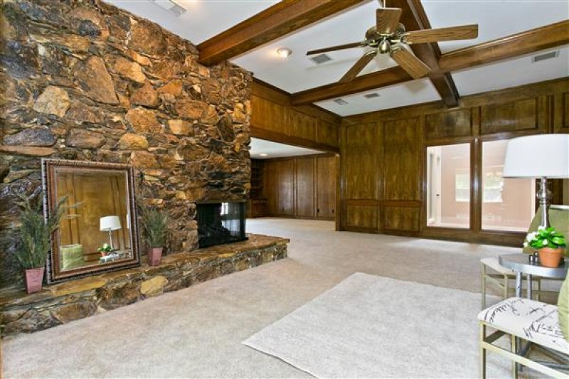    Stone Fireplace 