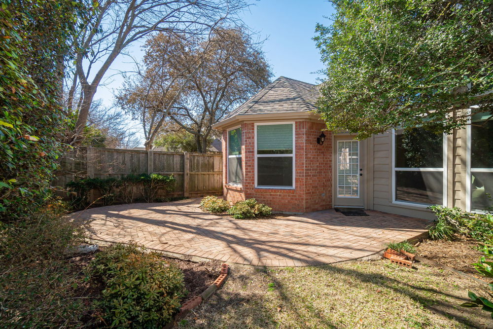    Landscaped Private Backyard 