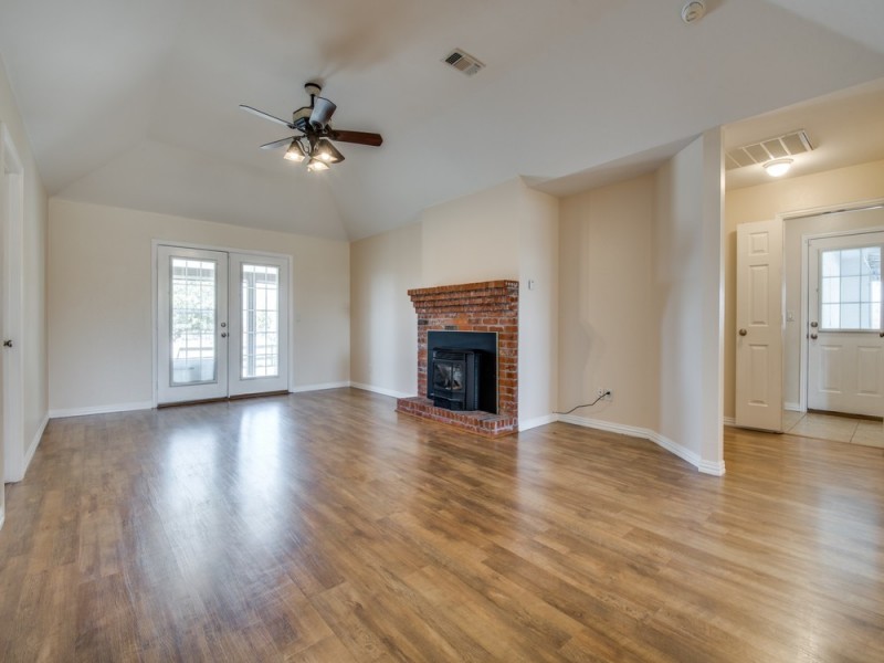    Family Room with Pellet Stove 