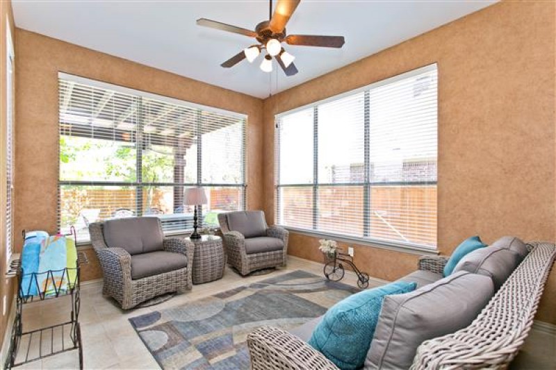    Tiled Sunroom 