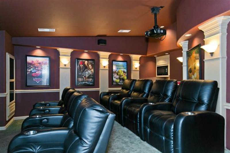    Theater Style Media Room 