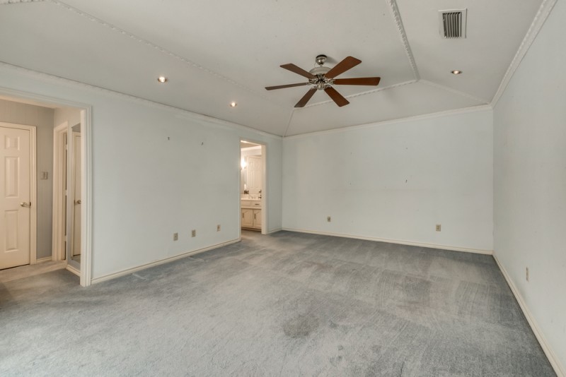    Master Bedroom with Separate Vanities 