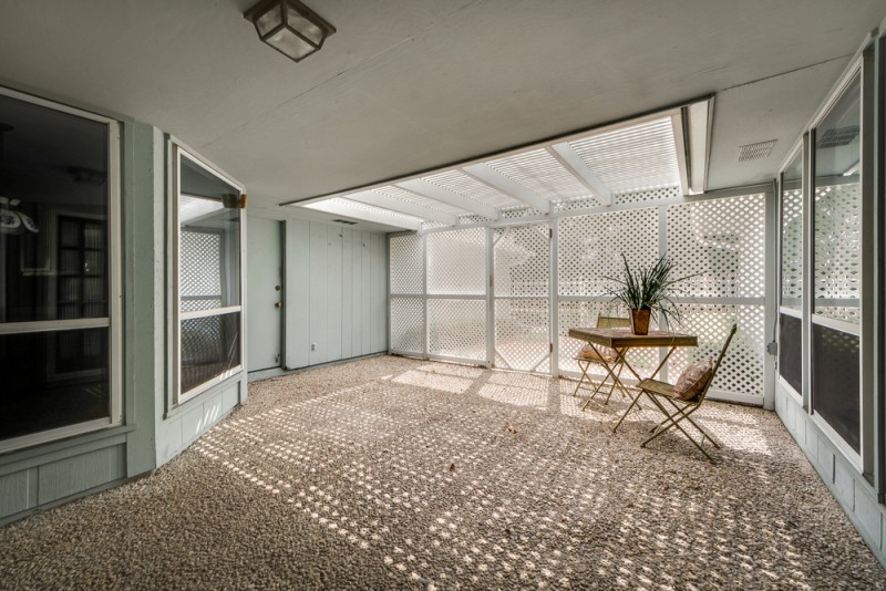    Covered Extended Enclosed Patio 