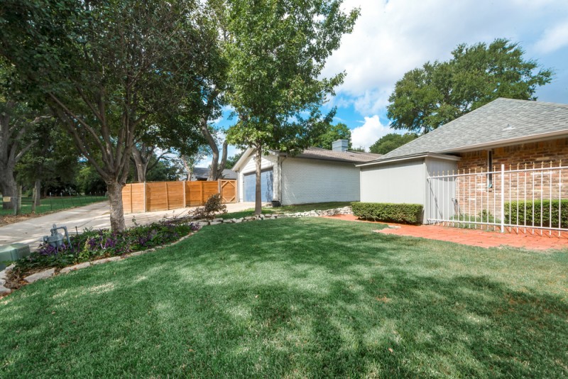    Grassy Backyard Backs to Heavily Treed Greenbelt 