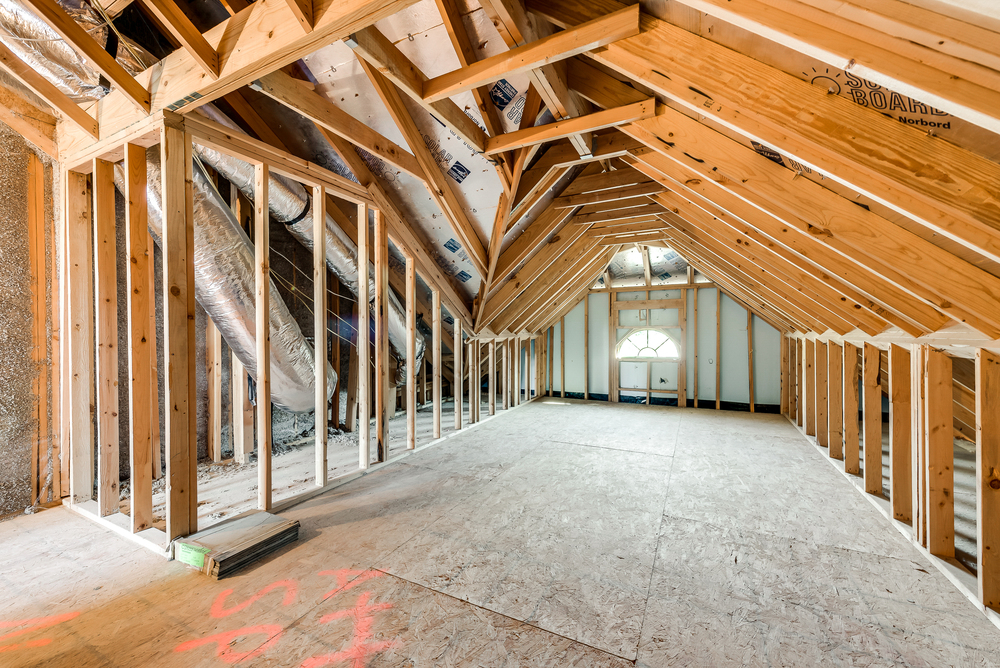    Attic Space Ready to Expand 