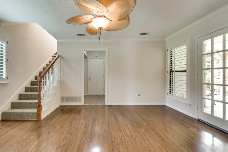    Sitting Room or Den with Back Patio Access 