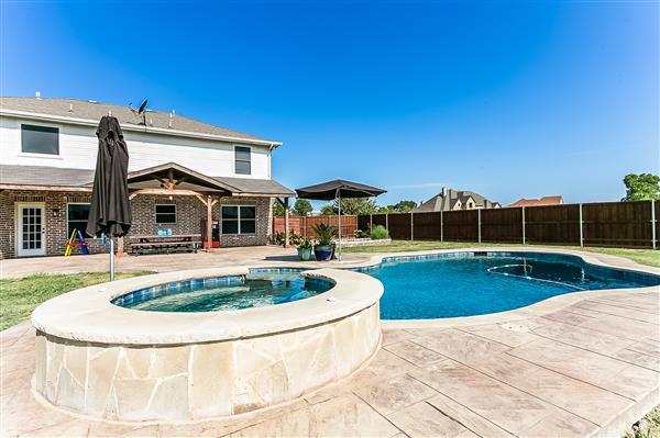    Covered Patio Pool  Spa 