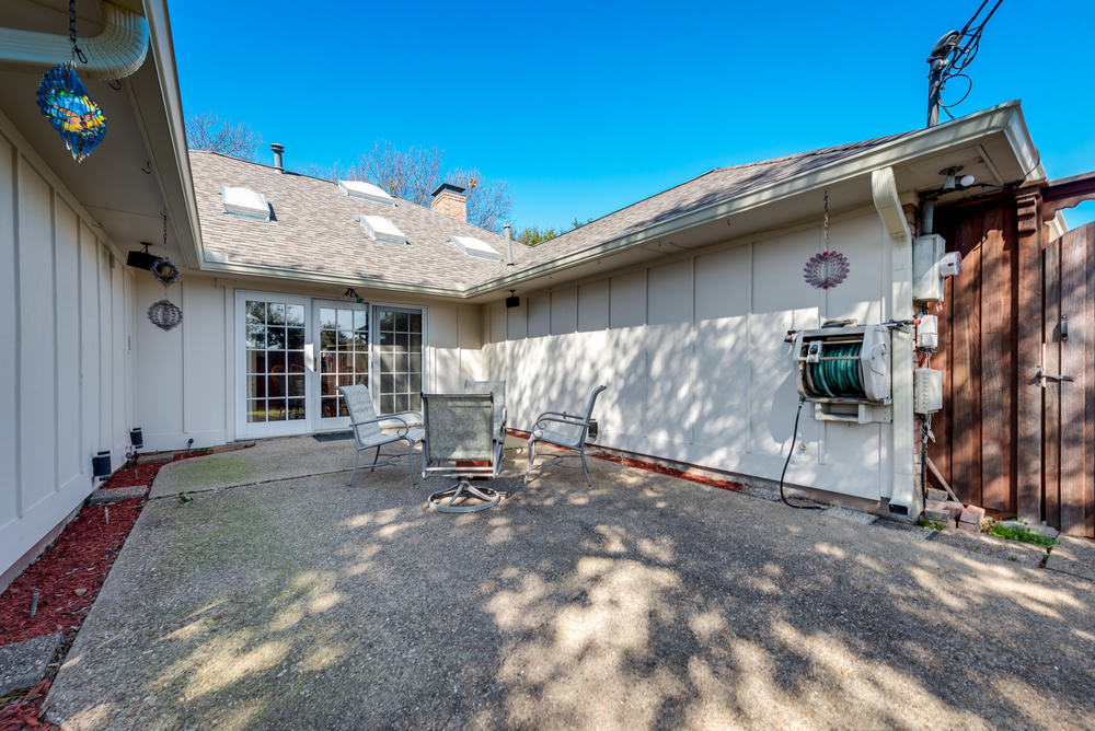    Extended Open Back Patio 