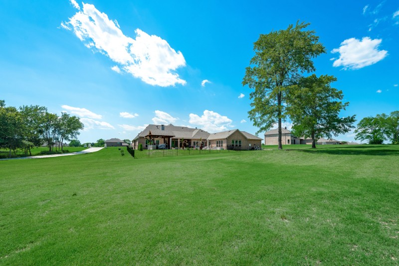    Sprawling Grassy Backyard Greenspace 