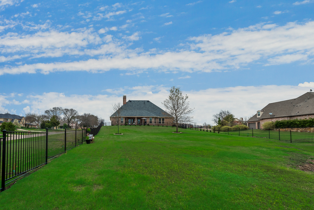    Large Grassy Backyard 