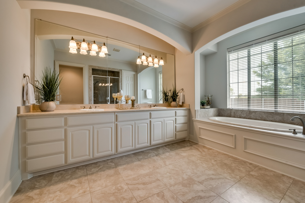    Master Bath with Dual Sinks 