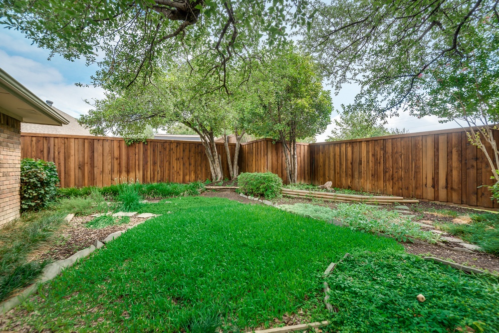    Landscaped Backyard 