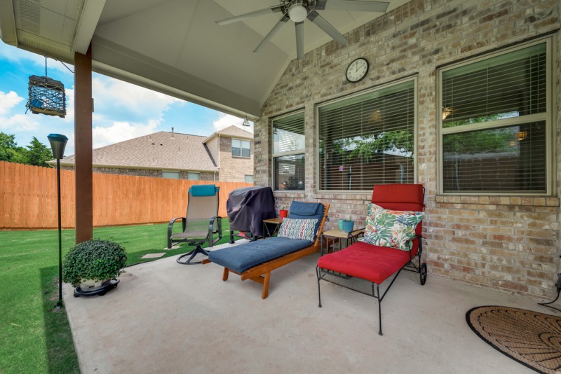    Covered Back Patio 