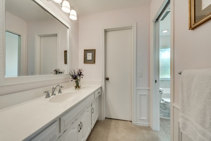    Master Bath with Separate Vanities 