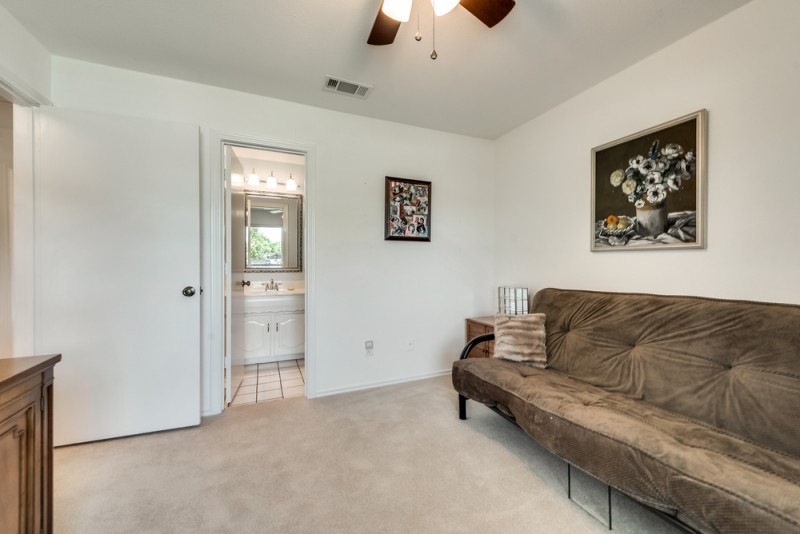    Secondary Bedroom with Full Bathroom Access 