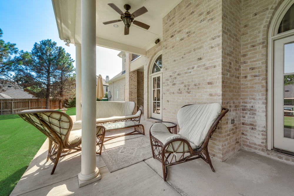    Covered Back Patio 