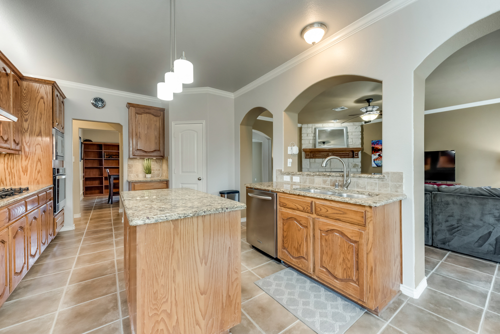    Kitchen with Stainless Steel Dishwasher 