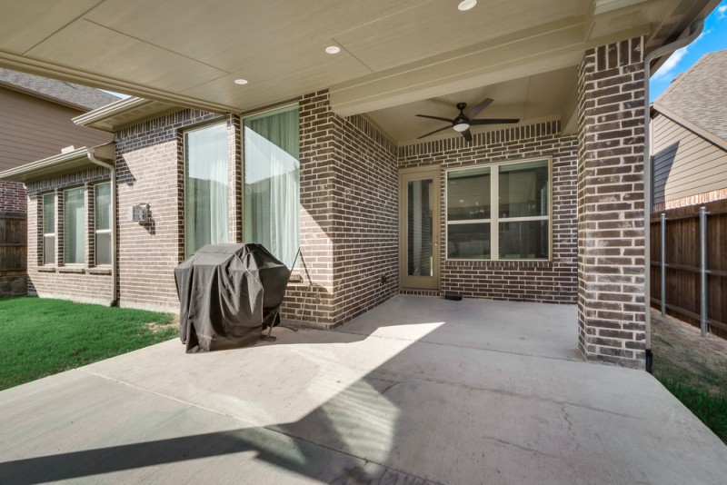    Extended Covered Patio 