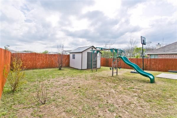    Back Yard  Storage Building 