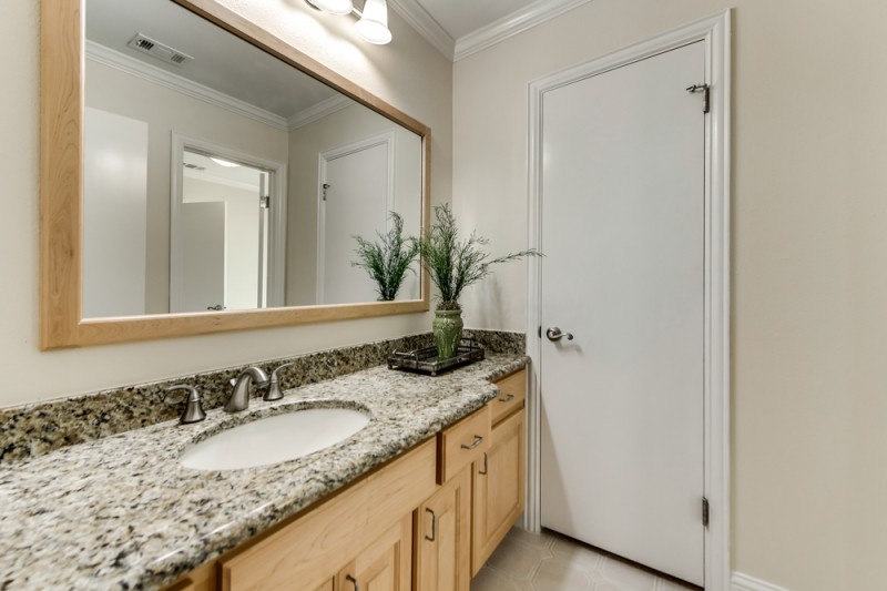    Master Bath with Separate Vanities 