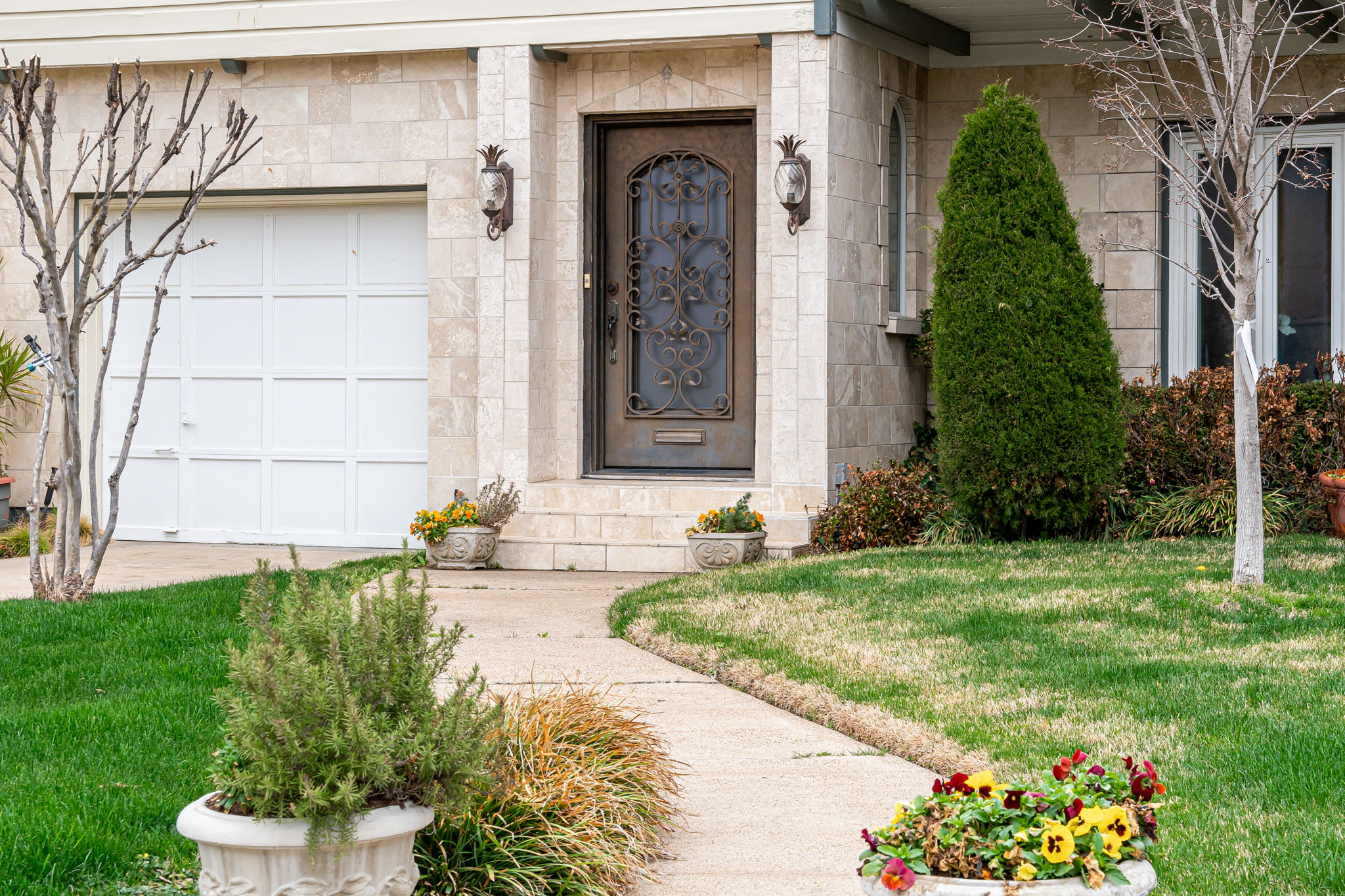    Stunning Wrought Iron Doors 