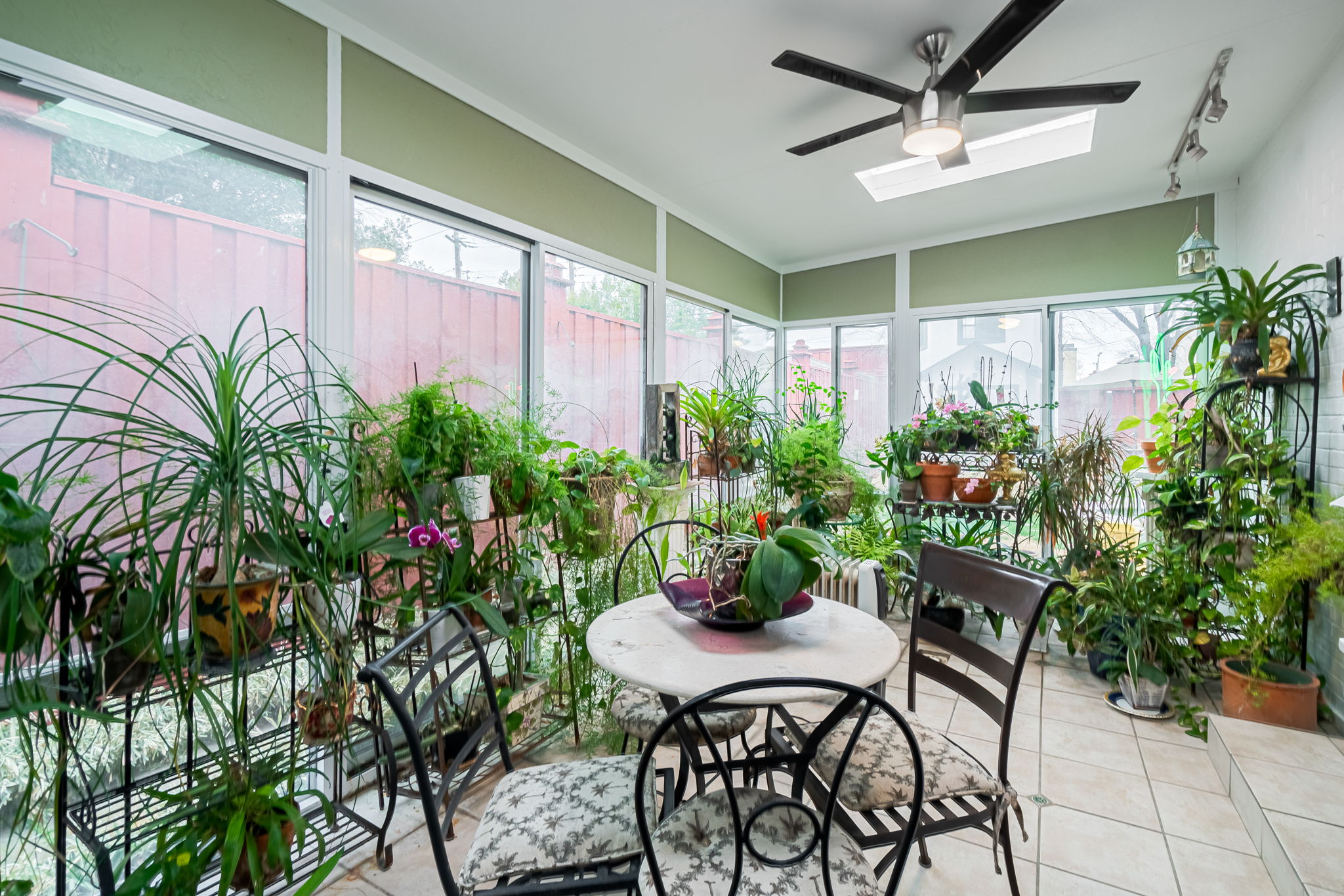    Sun Room with Floor Drain 