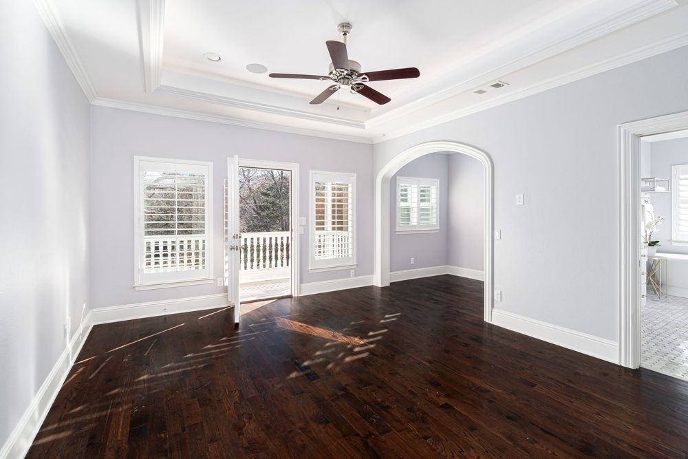    Master Bedroom with Sitting Area and Private Balcony 