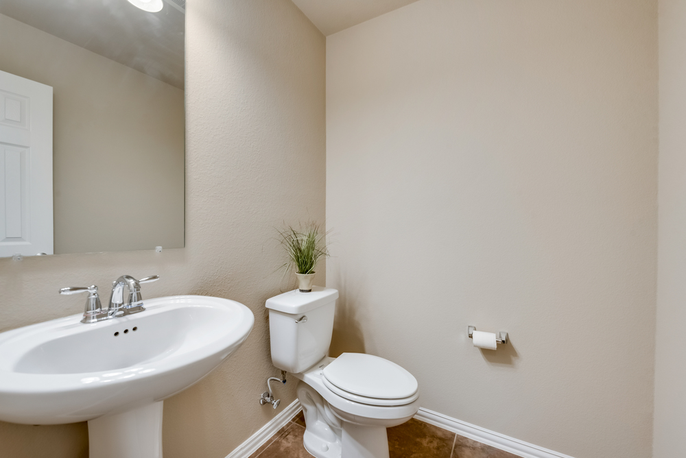    Half Bath with Pedestal Sink 