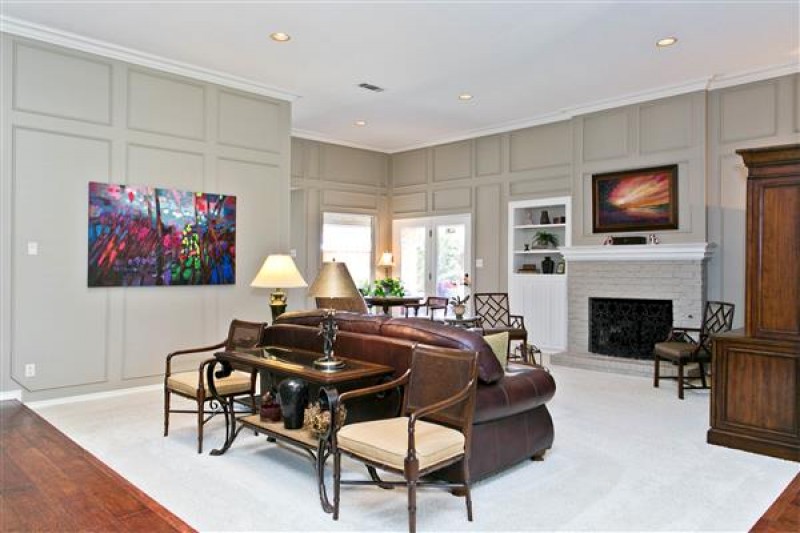    Family Room with Gas Log Fireplace 