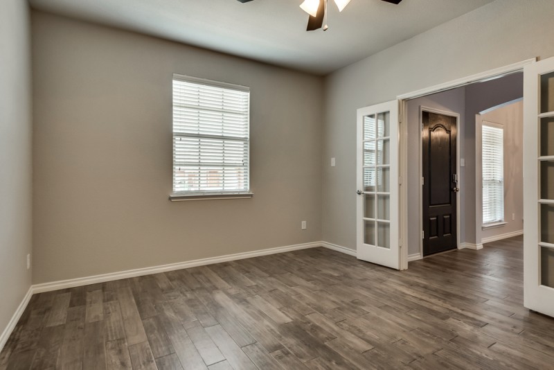    Private Study with French Doors 