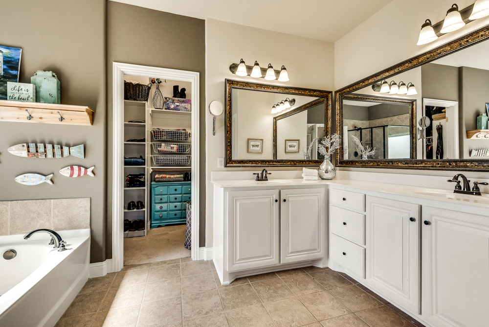    Master Bath with Comfort Height Vanity 