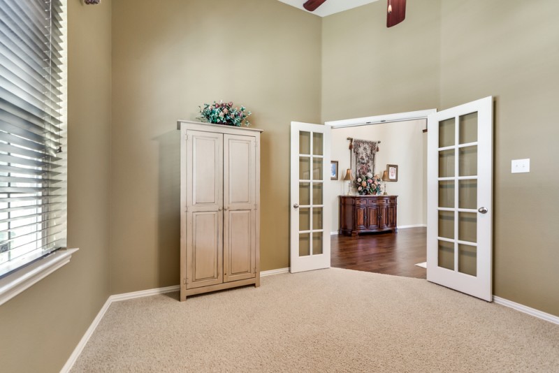    Private Study with French Doors 