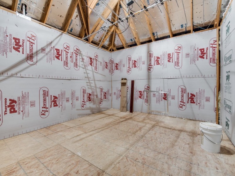    Floored Attic Walk out 