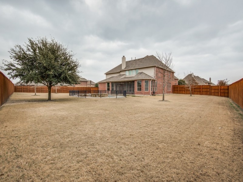    Large Grassy Backyard 