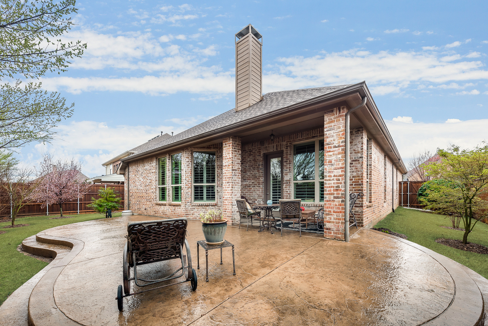    Covered Patio and Extended Open Patio 