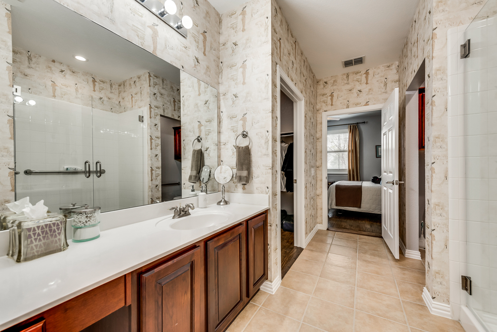    Master Bathroom with Seamless Glass Shower 