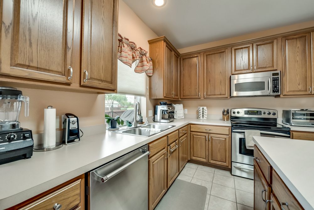    Kitchen with Tile Floors 