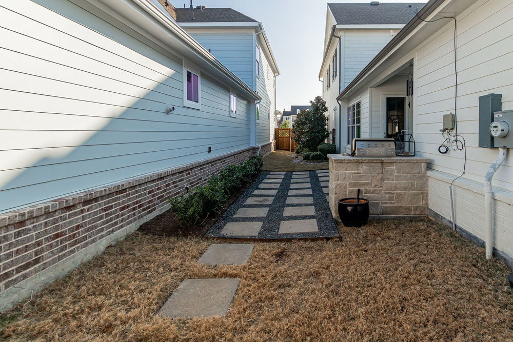    Recently Sodded Backyard 