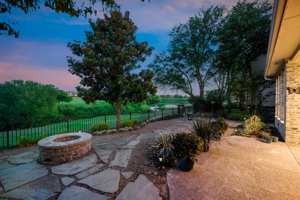    Backyard Overlooks Golf Course 