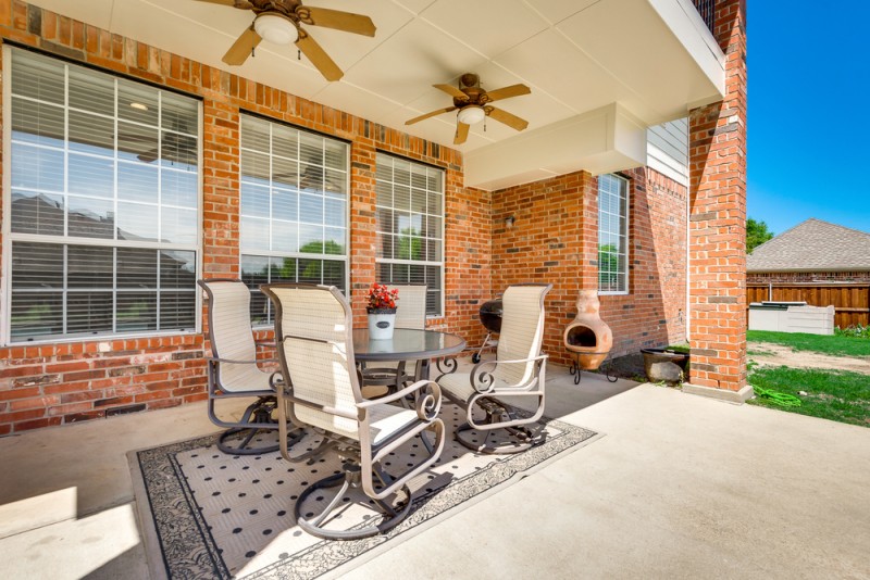    Extended Covered Patio 