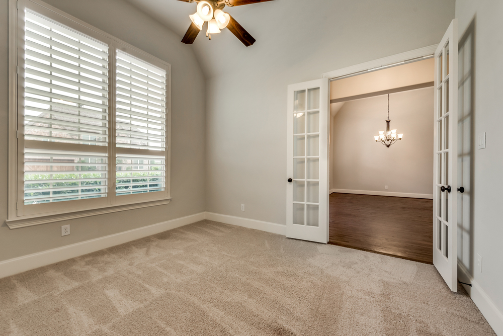    Private Study with French Doors 