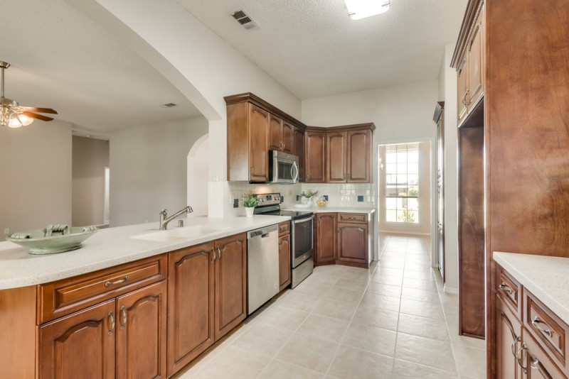    Kitchen with Stainless Steel Appliances 